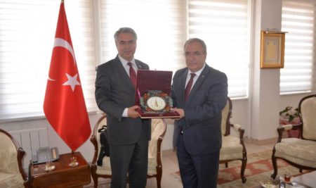 The President of the National Commission of Unesco Prof. Dr. Öcal OĞUZ’s Visit To Governor Nayır